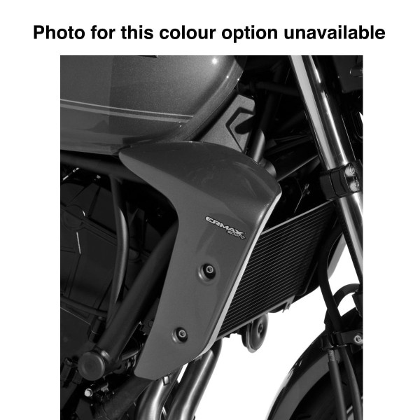 Ermax Ermax radiator cheeks | metallic spark black [660/15z ] | kawasaki z650 rs 2022>2023